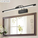 GobekUsa Modern Tubular LED Wall Sconce with Black Finish, 18"/21.5" W in Warm/White Light