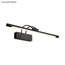 GobekUsa Modern Tubular LED Wall Sconce with Black Finish, 18"/21.5" W in Warm/White Light