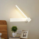 GobekUsa Rotatable LED Sconce: Modern White/Black Finish with Acrylic Shade for Wall Lighting in Warm/White