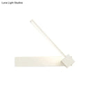 GobekUsa Rotatable LED Sconce: Modern White/Black Finish with Acrylic Shade for Wall Lighting in Warm/White