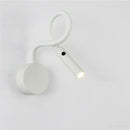 Modern black flexible gooseneck led wall sconces bedroom reading light by Decorbites