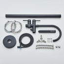 GobekUsa Modern Black Floor Mounted Tub Faucet