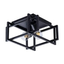 GobekUsa Black Modern LED Ceiling Chandelier for Living Room Bedroom Study Home