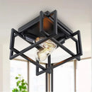 GobekUsa Black Modern LED Ceiling Chandelier for Living Room Bedroom Study Home