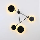 GobekUsa Geometric Iron Wall Lamp: Modern Nordic Design, LED, Living Room & Bedroom Décor