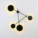 GobekUsa Geometric Iron Wall Lamp: Modern Nordic Design, LED, Living Room & Bedroom Décor