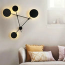 GobekUsa Geometric Iron Wall Lamp: Modern Nordic Design, LED, Living Room & Bedroom Décor