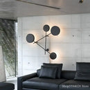 GobekUsa Geometric Iron Wall Lamp: Modern Nordic Design, LED, Living Room & Bedroom Décor