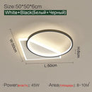 GobekUsa Geometric LED Ceiling Lamp | Modern Nordic Bedroom Study Light
