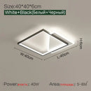 GobekUsa Geometric LED Ceiling Lamp | Modern Nordic Bedroom Study Light
