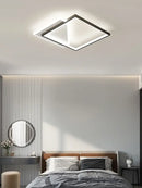 GobekUsa Geometric LED Ceiling Lamp | Modern Nordic Bedroom Study Light