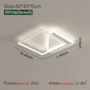 GobekUsa Geometric LED Ceiling Lamp | Modern Nordic Bedroom Study Light