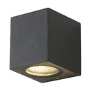 GobekUsa Contemporary LED Outdoor Wall Mount Sconce Light with Metal Shade - Black Triangle/Cylinder/Rectangle
