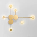 GobekUsa Geometric LED Wall Lamp: Modern Hotel Living Room Sconce, Bedroom Light Fixture