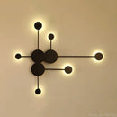 GobekUsa Geometric LED Wall Lamp: Modern Hotel Living Room Sconce, Bedroom Light Fixture