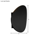 GobekUsa Modern Black Geometric LED Wall Lighting Fixture in Warm/White Light