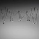 GobekUsa Geometric LED Wire Pendant Chandelier - Industrial Home Decor Spider Lamp