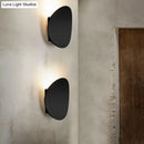 GobekUsa Modern Black Geometric LED Wall Lighting Fixture in Warm/White Light