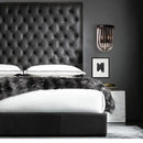 GobekUsa Modern Black Glass and Metal Wall Light Semi Oval Mount for Bedroom