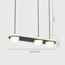GobekUsa Glass Ball Geometric Chandelier: Modern Nordic Kitchen Office Hanging Lamp