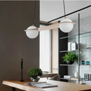 GobekUsa Glass Ball Geometric Chandelier: Modern Nordic Kitchen Office Hanging Lamp