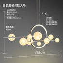 GobekUsa Glass Ball LED Chandelier for Home Decor and Interior Lighting