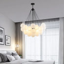 GobekUsa Glass Ball LED Chandelier for Bedroom Dining Living Room