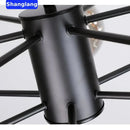 GobekUsa Black Glass Ball LED Chandelier for Living Room, Bedroom - Dimmable Nordic Luxury Fixture
