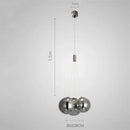 GobekUsa Glass Ball LED Pendant Lamps: Stylish Lighting for Kitchen, Bedroom, Living & Dining Room