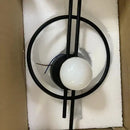 Modern black glass ball led wall lamp for living room by Decorbites