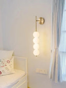 GobekUsa Glass Ball LED Wall Sconce for Modern Living and Dining Room Decor