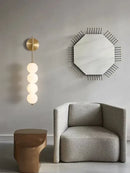 GobekUsa Glass Ball LED Wall Sconce for Modern Living and Dining Room Decor