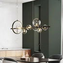 GobekUsa Glass Ball Pendant Lamps for Dining Room Kitchen Chandelier Lighting