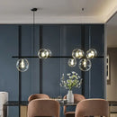 GobekUsa Glass Ball Pendant Light: Nordic LED Hanging Lamp for Dining Room, Bedroom, Cafe