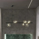 GobekUsa Glass Ball Pendant Light: Nordic LED Hanging Lamp for Dining Room, Bedroom, Cafe
