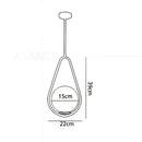 GobekUsa Glass Ball Pendant Lights | Modern Nordic LED Hanging Lamp for Dining and Bar