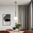 GobekUsa Glass Ball Pendant Lights | Modern Nordic LED Hanging Lamp for Dining and Bar