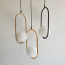 GobekUsa Glass Ball Pendant Lights | Modern Nordic LED Hanging Lamp for Dining and Bar