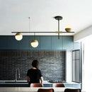 GobekUsa Glass Ball Pendant Lights for Modern Luxury Living Room and Restaurant