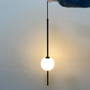 GobekUsa Glass Ball Pendant Lights for Dining Room Bedroom Decor Lighting