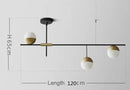 GobekUsa Glass Ball Pendant Lights for Modern Luxury Living Room and Restaurant
