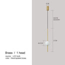 GobekUsa Glass Ball Pendant Lights for Dining Room Bedroom Decor Lighting