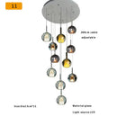 GobekUsa Glass Ball Pendant Lights: Italian Designer Hanging Lamp for Dining Room, Kitchen Island