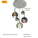 GobekUsa Glass Ball Pendant Lights: Italian Designer Hanging Lamp for Dining Room, Kitchen Island