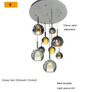 GobekUsa Glass Ball Pendant Lights: Italian Designer Hanging Lamp for Dining Room, Kitchen Island