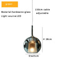 GobekUsa Glass Ball Pendant Lights: Italian Designer Hanging Lamp for Dining Room, Kitchen Island