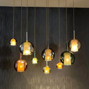 GobekUsa Glass Ball Pendant Lights: Italian Designer Hanging Lamp for Dining Room, Kitchen Island