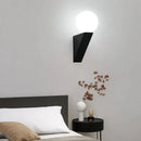 GobekUsa Glass Ball Modern G9 LED Wall Sconce, 9W Indoor Wall Lamp for Bedroom Living Room