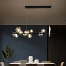 GobekUsa Clear Glass Bubble Chandelier LED Hanglamp G9 Loft Deco Lighting