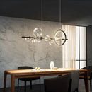 GobekUsa Glass Bubble Chandelier Light for Dining Room and Store